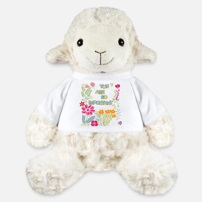 Du bist so wichtig  - MiniFeet® Schaf Annika - Weiß