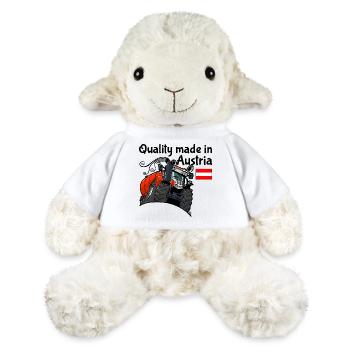 quality_made_in_austria - Mouton en peluche Annika MiniFeet® - blanc - Devant