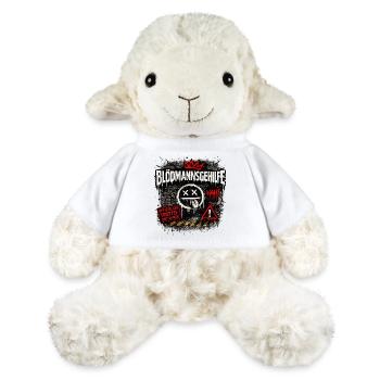Assistant to the Certified Fool „BLÖDMANNSGEHILFE“ - MiniFeet® Sheep Annika - white - Front