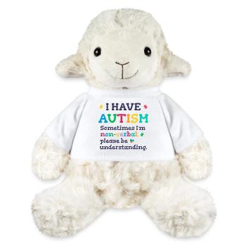 Non-verbal Autism - MiniFeet® Sheep Annika - white - Front