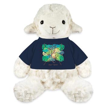 Tropischer Dschungel, aber wo ist der Panther? - MiniFeet® Schaf Annika - French Navy - Vorne