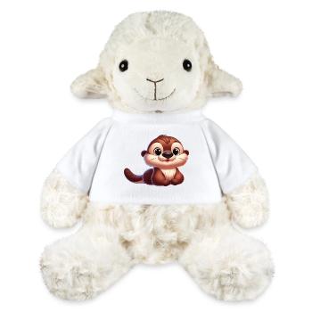 loutre 18 - Mouton en peluche Annika MiniFeet® - blanc - Devant