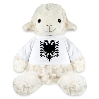 Drapeau de l’Albanie - Mouton en peluche Annika MiniFeet® - blanc - Devant