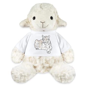 LYING TIGER - MiniFeet® Sheep Annika - white - Front