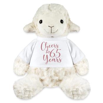 Vive 65 ans 65e anniversaire - Mouton en peluche Annika MiniFeet® - blanc - Devant