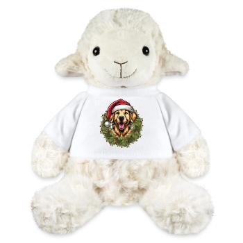 Golden Retriever at Christmas 🎄 - MiniFeet® Sheep Annika - white - Front
