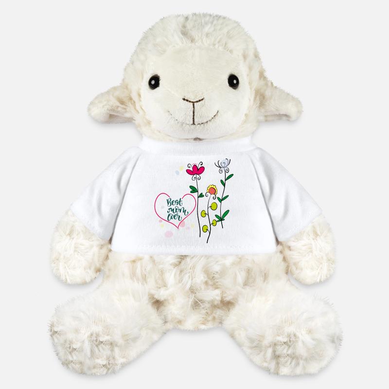 best mom ever - MiniFeet® Schaf Annika - Weiß