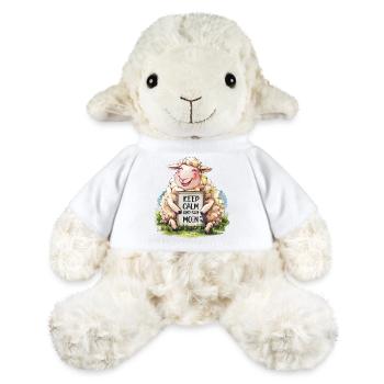 Restez calme et dites MOIN - Mouton en peluche Annika MiniFeet® - blanc - Devant
