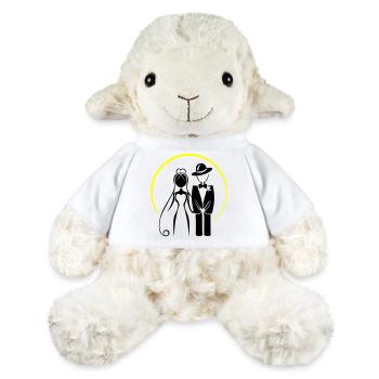 Jeunes Mariés, Couple Marié, Mariage - Mouton en peluche Annika MiniFeet® - blanc - Devant