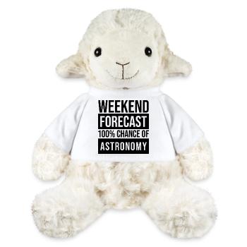 astronomie - Mouton en peluche Annika MiniFeet® - blanc - Devant