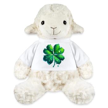 Trèfle à quatre feuilles - Mouton en peluche Annika MiniFeet® - blanc - Devant