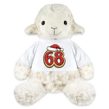 68 Number Christmas Cookie - MiniFeet® Sheep Annika - white - Front