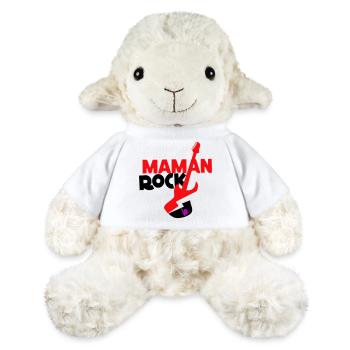 Maman rock - Mouton en peluche Annika MiniFeet® - blanc - Devant