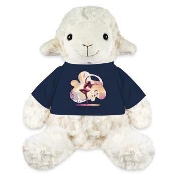 La danse est ma thérapie – Dancing Ballet Hip-Hop - Mouton en peluche Annika MiniFeet® - bleu marine - Devant