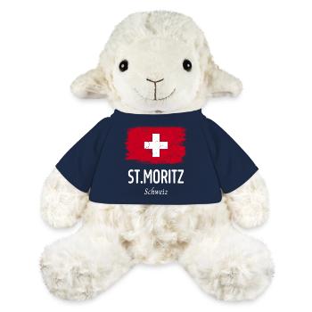 Saint-Moritz - Mouton en peluche Annika MiniFeet® - bleu marine - Devant