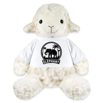 Éléphant  - Mouton en peluche Annika MiniFeet® - blanc - Devant