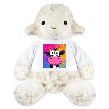 vache - Mouton en peluche Annika MiniFeet® - blanc - Devant
