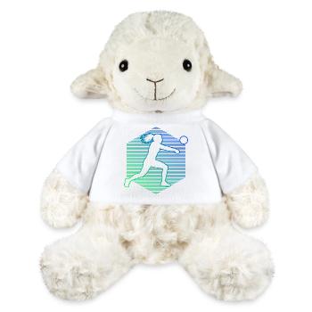 Die Ballsportlerinnen und Fistball passen zusammen - MiniFeet® Schaf Annika - Weiß - Vorne