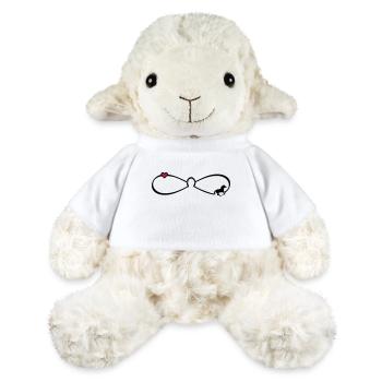 Infinity Symbol Friendships Horse 8 - MiniFeet® Sheep Annika - white - Front