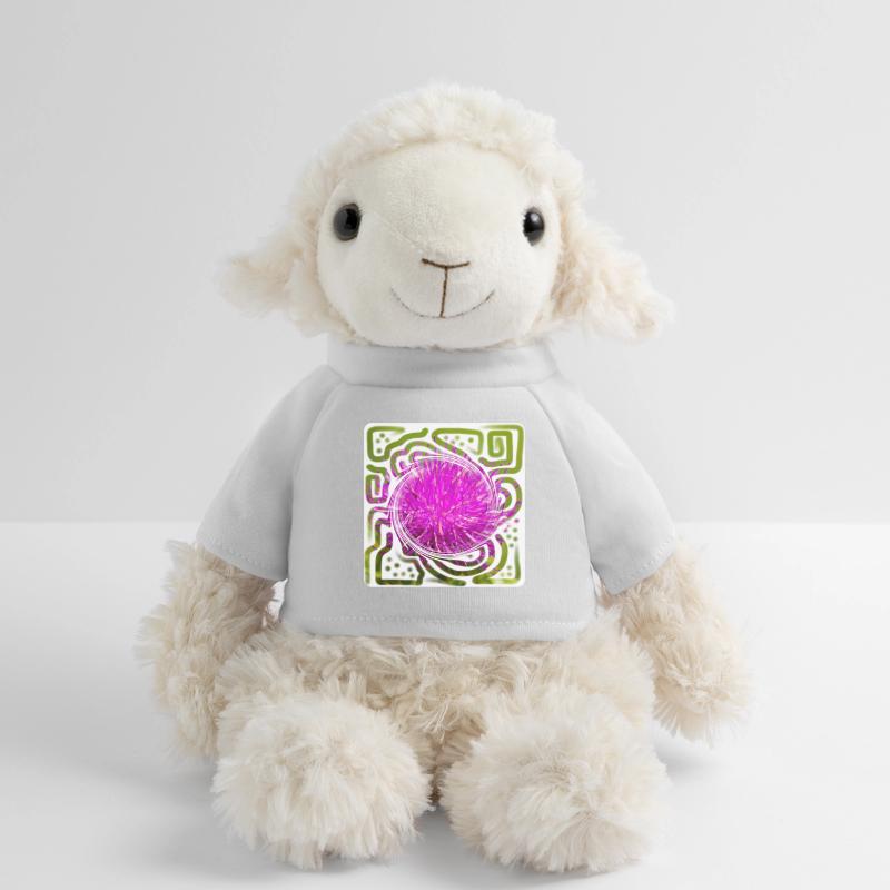 Distelblüte abstrakt MiniFeet® Schaf Annika