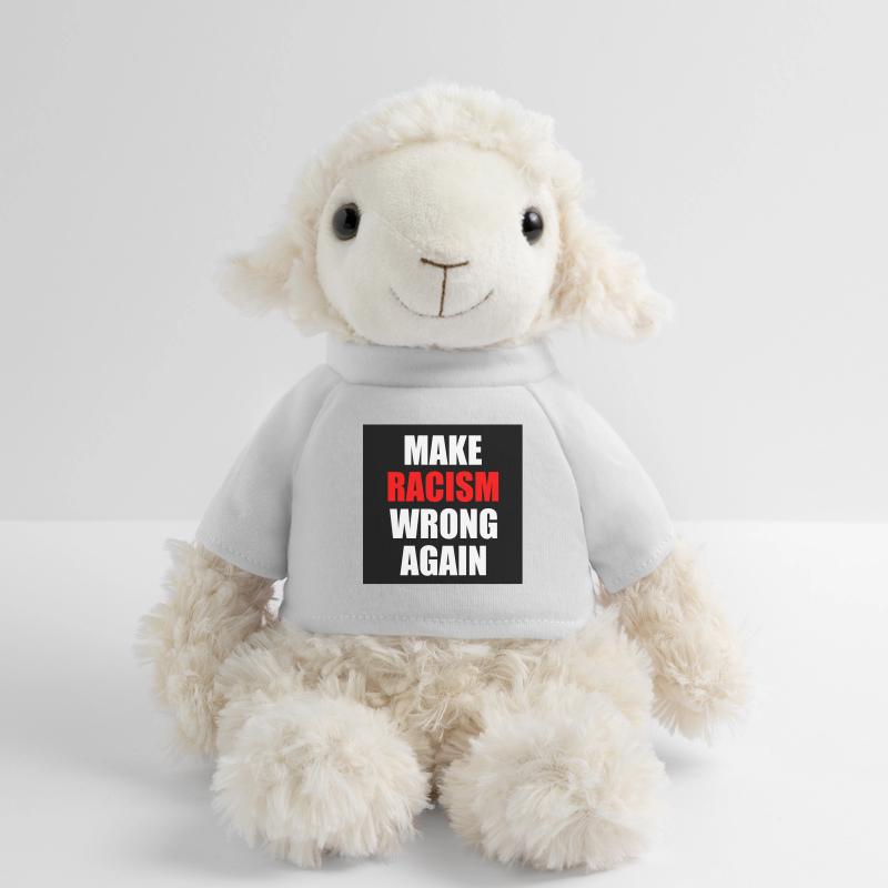 make racism wrong again Mouton en peluche Annika MiniFeet®
