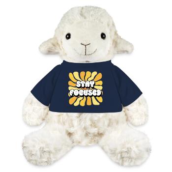 Stay Focused Positive Affirmationen Sonnenblume - MiniFeet® Schaf Annika - French Navy - Vorne
