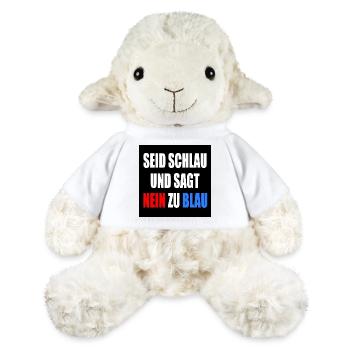 be smart and say no to blue - fck afd - MiniFeet® Sheep Annika - white - Front