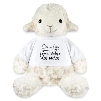 Wunderbares Mama-Muttertagsgeschenk - MiniFeet® Schaf Annika - Weiß - Vorne
