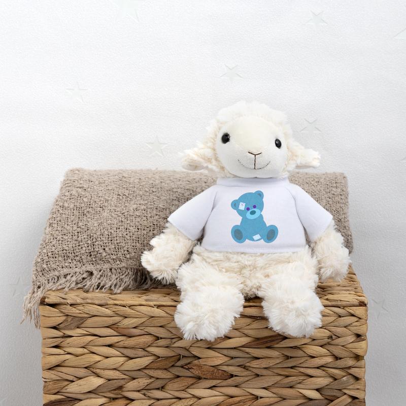 Ourson bleu Mouton en peluche Annika MiniFeet®