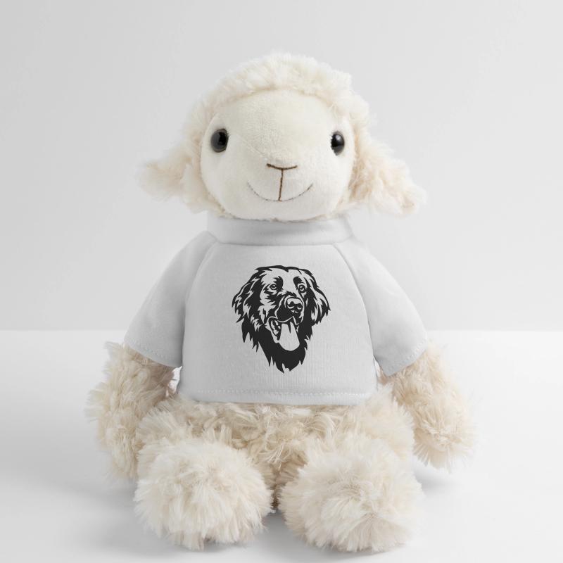 Flat-coated Retriever Head MiniFeet® Sheep Annika