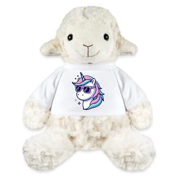 Pastel Neon Unicorn Shades - MiniFeet® Sheep Annika - white - Front