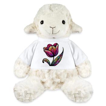 Tulipe - Mouton en peluche Annika MiniFeet® - blanc - Devant