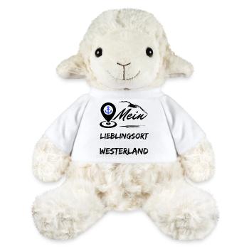 Westerland my favorite place-favorite island Sylt - MiniFeet® Sheep Annika - white - Front