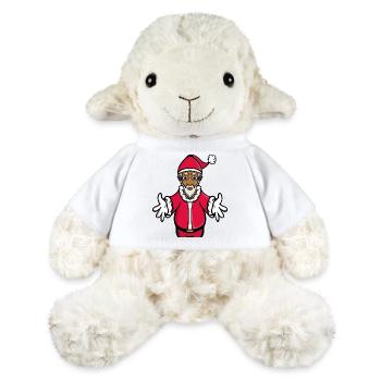 Eine Umarmung vom Weihnachtsmann - MiniFeet® Schaf Annika - Weiß - Vorne