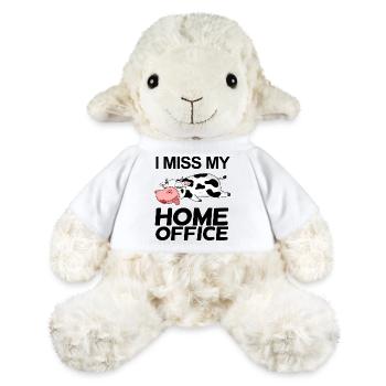 Bureau à domicile Dire drôle - Mouton en peluche Annika MiniFeet® - blanc - Devant