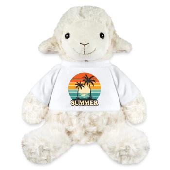 Tropic Vibes – Retro Summer Sunset - MiniFeet® Sheep Annika - white - Front