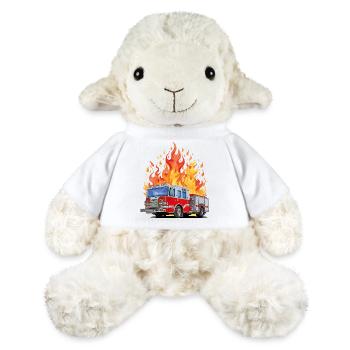 Fire brigade in action - MiniFeet® Sheep Annika - white - Front
