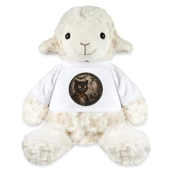 Creepy cats with ghost moon - MiniFeet® Sheep Annika - white - Front
