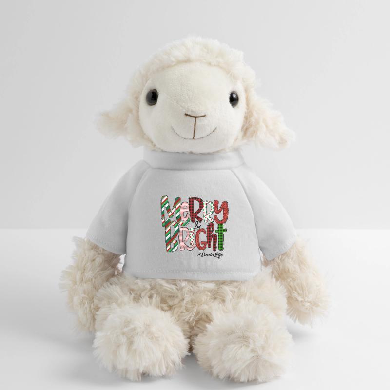 Merry Bright Festive Plaid Pattern MiniFeet® Schaf Annika