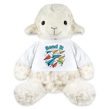 Envoyez-lui des avions en papier - Mouton en peluche Annika MiniFeet® - blanc - Devant