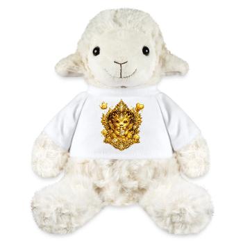 Magie de la couronne de chat doré - Mouton en peluche Annika MiniFeet® - blanc - Devant