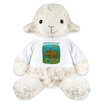 Hippopotamus in underwater play - MiniFeet® Sheep Annika - white - Front