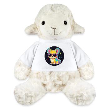 Dog Cosmos Neon Glasses - MiniFeet® Sheep Annika - white - Front