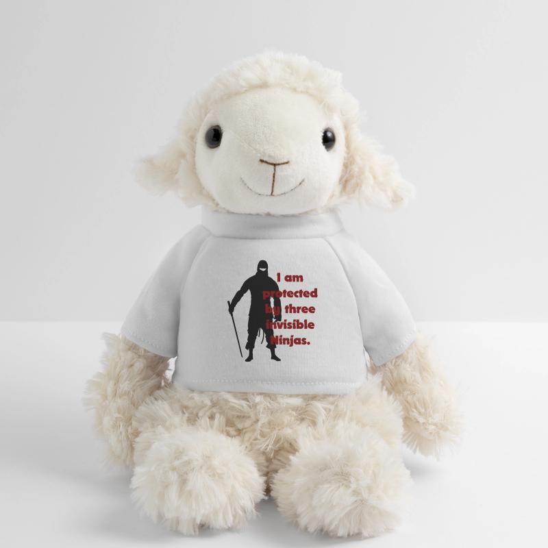 I am protected by three invisible ninjas MiniFeet® Sheep Annika