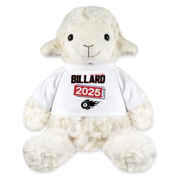 Billard Spielerin Team Turnier Baillarderin 2025 - MiniFeet® Schaf Annika - Weiß - Vorne
