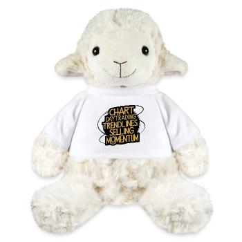 Trading ma passion cool trading design - Mouton en peluche Annika MiniFeet® - blanc - Devant