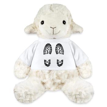 Empreintes de pas (V) - Mouton en peluche Annika MiniFeet® - blanc - Devant
