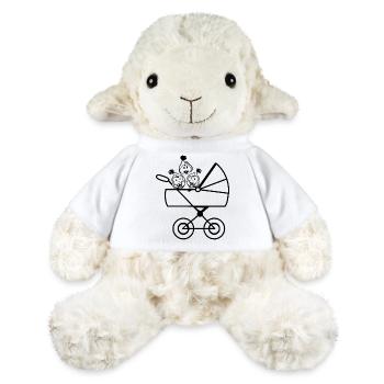 Drillinge Babys - MiniFeet® Schaf Annika - Weiß - Vorne