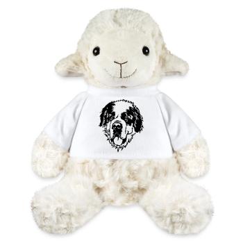 Tête de Saint-Bernard - Mouton en peluche Annika MiniFeet® - blanc - Devant