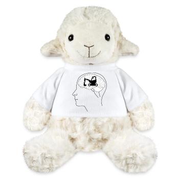 Excavator Operator - MiniFeet® Sheep Annika - white - Front